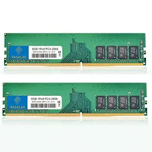 16GB デスクメモリ PC4-21300 DDR4-2666 8GBX 2枚 1RX8 UDIMM PC用 RAM 288Pin 1.2V CL19 Unbuffered NON-ECC