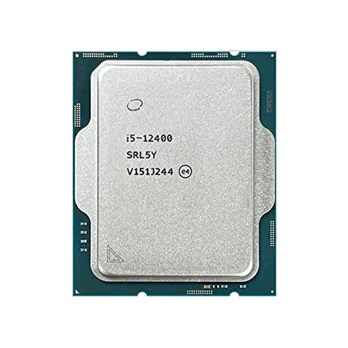 CPU I5-12400 I5 12400 2.5 gHz 6コア12スレッド CPUプロセッサ10NM L3 = 18M 65W LGA 1700クーラーはありません