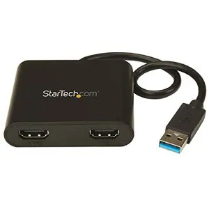 StarTech.com USB 3.0対応デュアルHDMIディスプレイアダプタ/1x 4K30Hz 1x 1080p/USB Type-A