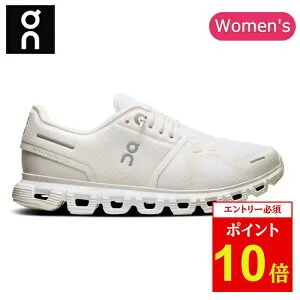 【エントリーでP10倍24日20:00-27日09:59まで】【初回サイズ交換送料無料】On オン Cloud 6 クラウド6 White/White 3WF10061200 【 靴 スニーカー レディース ウィメンズ シューズ アウトドア 】 【SS2506O】