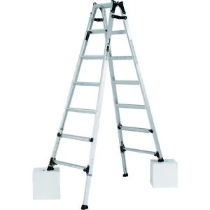 PRW210FX アルインコ 伸縮脚立(ステップ幅広)210cm 最大使用質量100kg