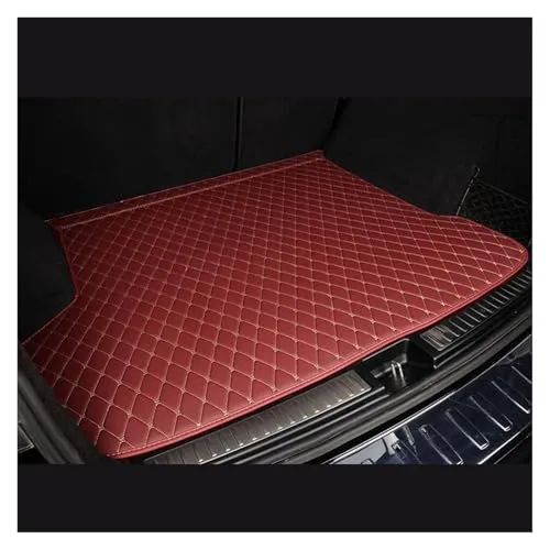 車のトランクマット に適合する プジョー 206 207 308 307SW 308SW 3008 4008 防水オートトランク内装アクセサリープロテクターパッドカスタムカートランクマット 車のトランクカバー(Wine red,4008 2012-2017