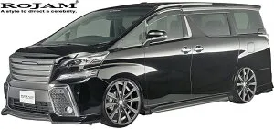 【M's】トヨタ ヴェルファイア 30系 前期 (2015/1-2017/12) ROJAM IRT エアロ 2点セット (F+R)／／FRP ロジャム 前後 エアロ VELLFIRE エアロキット エアロセット フルエアロ Z ZA ZR Z-G ZA-G ZR-G AGH30W GGH30W AYH30W