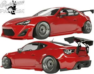 【M's】 トヨタ 86 ZN6 (2012.4-2021.10) PANDEM V1 ワイドボディ エアロキット フルキット フルエアロ 6点 セット パンデム Rocket Bunny ロケットバニー ロケバニ TRA京都 エアロ パーツ 部品 外装 社外 カ