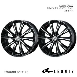 LEONIS/WX デリカD:5 CV1W ホイール 2本セット 0033905×2【18×8.0J 5-114.3 INSET42 BKMC】