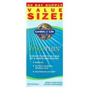 【15%OFFクーポン★4/24 20:00~4/27 09:59】Garden of Life フコシン 【 iHerb アイハーブ 公式 】 ガーデンオブライフ FucoThin ザンシゲン フコキサンチン ザクロ サプリメント サプリ ソフトジェル 180粒