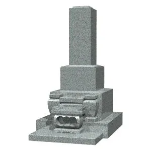 【当店一押しの商品】墓石 高級和型のお墓（白御影石）8寸 幅78cm×奥行110cm×高さ141cm 重さ:950kg