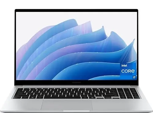 Samsung Galaxy Book 4 15.6インチ FHD ビジネスノートパソコン、Intel Core 7 150U(Beat i7-1355U)、16GB LPDDR4X RAM、512GB SSD、バックライトキーボード、指紋リーダー、HDM