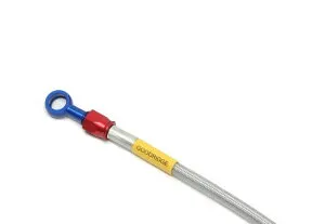 ビルドアライン フロントブレーキホース アルミ(ブルー/レッド)フィッティング クリアホースSタイプ GSX-R750(11-12) GSX-R600(11-12) 20551544