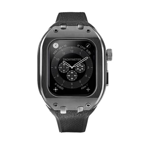 [HUMBLE RICH] ユニセックス 腕時計 Watch ハンブルリッチ CLASSIC クラシック WBB0289-008-TK Apple Watch ケース 9/8/7対応 - IPcoating WBB0289-008 41mm ブラック文字盤