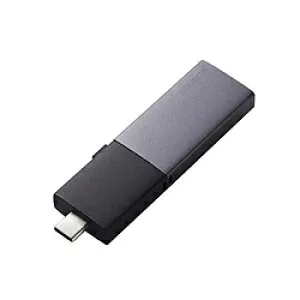 ELECOM(エレコム) ESD-EWC2000GBK 外付けSSD USB-C＋USB-A接続 PS5/PS4対応(Android/iPadOS/iOS/Mac/Windows11対応) ブラック ［2TB /ポータブル型］ ESDEWC2000GBK [振込不可] [代引不可]