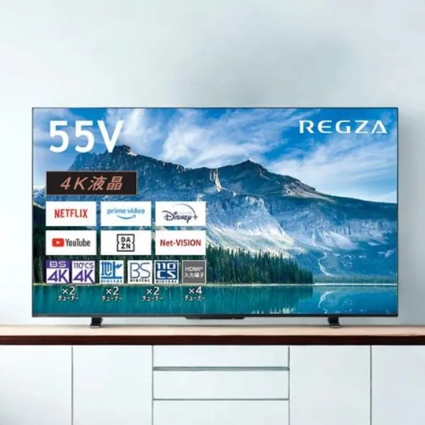 東芝 レグザ テレビ 55インチ 液晶テレビ 55型 55V型 4Kチューナー内蔵 YouTube対応 55M550M REGZA TOSHIBA
