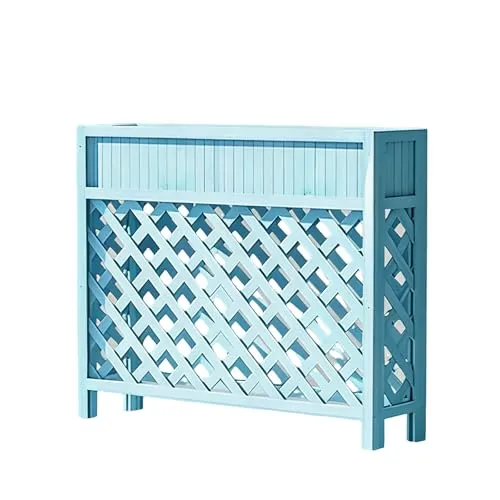 JTKXM プランターラティス 天然木製 プランターフェンス 植物成長サポート機能付き ガーデンプランター トレリス付き 耐磨抗? 防腐防? 清潔簡易 強化 サイズ可変式 頑丈構造 自然環保素材 ベランダガーデニング 室内観葉植物 家庭菜園に最適 - ガー