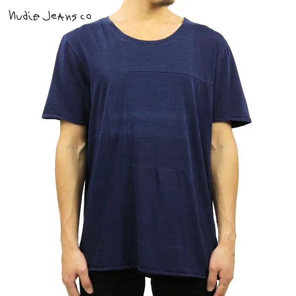 【ボーナスストア 誰でも+5% 4/25 0:00～4/26 23:59】 ヌーディージーンズ Tシャツ メンズ Nudie Jeans 正規販売店 半袖 Patched Tee Indigo 13