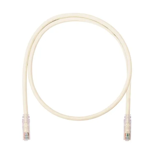 PANDUIT カテゴリ6A UTP6AX0.5M UTPパッチコード 24AWG単線 ケーブル径:Φ6.4mm 0.5m オフホワイト UTP6AX0.5M 10本まとめ売り 【まとめ売り商品】