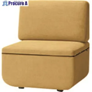 PLUS 33869)WF ソファ 1人掛背付 LS-WFS11S YL LS-WFS11S YL 1台 ■▼211-9666 【送料都度見積】