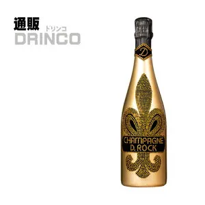 スパークリングワイン D.ROCK ブリュット ゴールド 750ml 瓶 1本 【送料無料 北海道・沖縄・東北 別途加算】 [BRUT GOLD スパークリングワイン ギフト プレゼント イベント パーティ 高級 豪華 特別