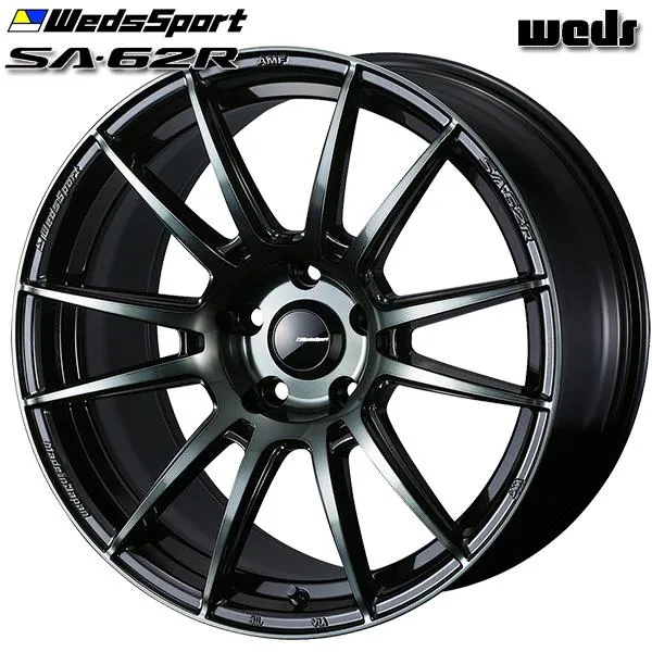 Weds Sport ウェッズ スポーツ SA-62R 18インチ 9.5J 5H100 +45 WBC アルミホイール単品 4本セット 送料無料