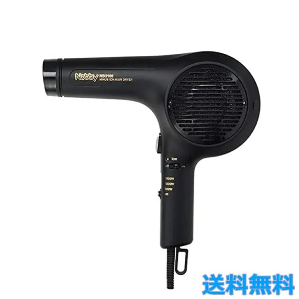 NB3100 ノビー マイナスイオンヘアドライヤー ブラック テスコム Nobby ドライヤー ハイパワー 大風速