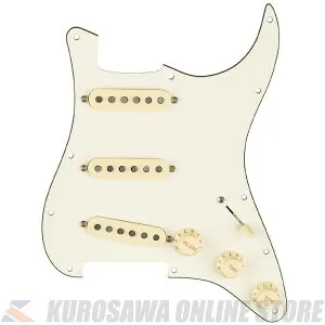 Fender Pre-Wired Strat Pickguard, Custom Shop Texas Special SSS, Parchment 11 Hole PG (ご予約受付中)