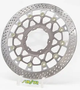 SUNSTAR サンスター WORKS EXPAND [ワークスエキスパンド] フロントディスクローター CBR929RR CBR954RR Fire Blade HONDA ホンダ ブレーキディスクローター ブレーキ 左用 / ピンカラー：ハードアルマイト(