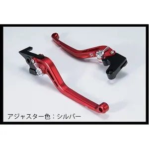 U-KANAYA スタンダードタイプ アルミ削り出しビレットショートレバー（レバーカラー：マットブルー） カラー 調整アジャスター：マットシルバー SU027-022-0214-13 ユーカナヤ レバー TL1000R