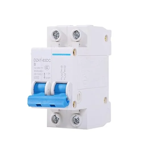 2P車両用DCサーキットブレーカー 12V 24V 48V 125V DC 150A 200A 250Aエアスイッチ(2P6A)