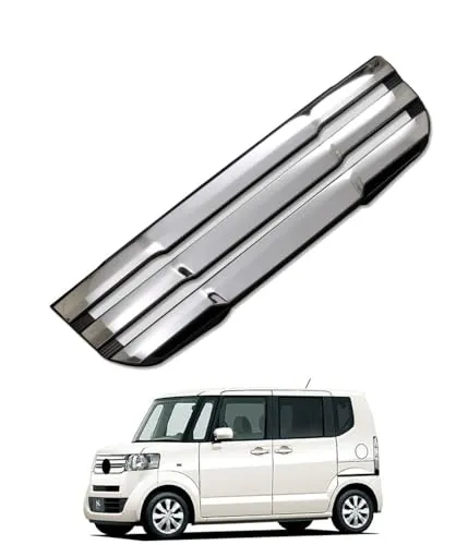 【Drive Car】ホンダ NBOX CUSTOM JF1/JF2 前期（2011年12月~2015年1月）フロント グリルカバー ガーニッシュ ステンレス製 鏡面仕上げ ネジ固定タイプ アクセサリー カスタム パーツ NBOX 外装