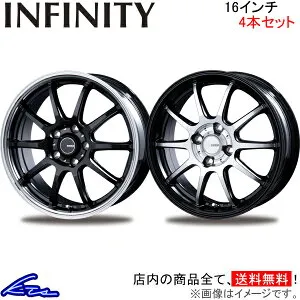 MAZDA2 DJ系 アルミホイール インターミラノ インフィニティ F10【16×6J 4-100 INSET43】INTER MILANO BEST ベスト INFINITY 16インチ 4穴 +43 インセット43 マツダ2 車用ホイール 1本 4本セット 1台分 一台分 1枚