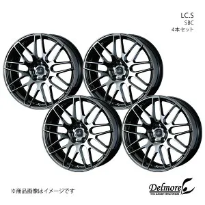 Delmore/LC.S アルファード 40系 ホイール 4本セット 0038697×4【20×8.5J 5-120 INSET25 SBC】