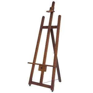 【時間指定不可】【代引き不可】フロントイーゼル（T－140） H1420×W600×D557mm 木製ブラウン塗装ラッカー仕上げ【1台入】