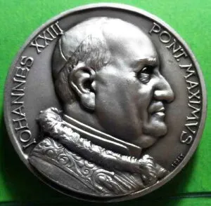 UNC、バチカンメダル - ヨハネス XXIII、ローマ、49 ミリメートル、73.7 グラム。