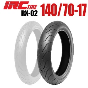 【お買い物マラソン！買えば買うほどおトク！】IRC RX-02 140/70-17 M/C 66H TL 1本 MT-25/A・YZF-R25/A・NINJA250・CBR250R-3A バイクパーツセンター