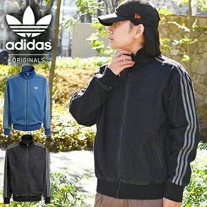 2026春夏新作 送料無料 アディダス デニム メンズ レディース トラックジャケット adidas ADICOLOR DENIM FIREBIRD TRACK TOP アディカラー ファイヤーバード トラックトップ ジャケット ORIGINALS オリジナ