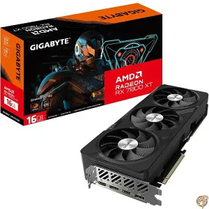 【5日最大1500円クーポン】GIGABYTE Radeon RX 7800 XT Gaming OC 16G グラフィックスカード、3X WINDFORCEファン 16GB 256ビット GDDR6、GV-R78XTGAMING OC-16GD ビデオカード。