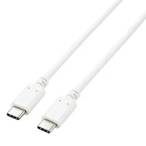 USB Type-C(TM)を搭載しているパソコンなどに、USB Type-C(TM)を搭載している機器を接続し、充電やデータ転送ができるUSB2.0ケーブルです。 USB Power Delivery対応により、最大100W(20V/5A)の大電流で接続
