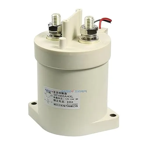 MDWXDOFP 高電圧 1000V 600A DC コンタクタ パワーリレー SEV600AHXL コイル 12V 24V 36V 48V 60V 72V 充電パイル エネルギー車両用 (カラー: コリ電圧 60VDC)