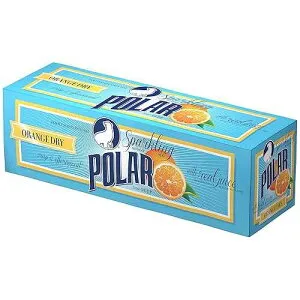 Polar Beverages ドライジュース、オレンジ、12 液量オンス (12 個パック) Polar Beverages Dry Juice, Orange, 12 Fluid Ounce (Pack of 12)