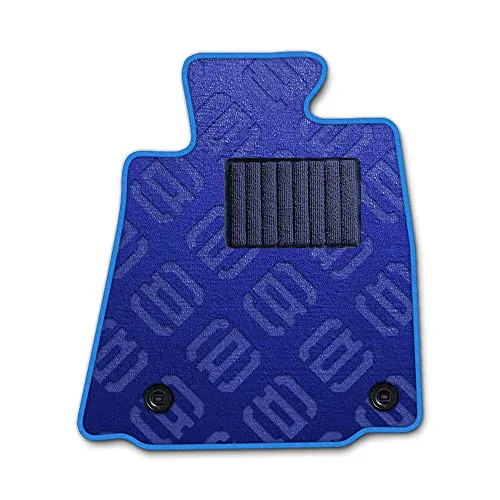 DAD ギャルソン D.A.D エグゼクティブ フロアマット TOYOTA (トヨタ) ARISTO アリスト JZS147 年式H3/10～H9/8 2WD 1台分 モノグラムデザインブルー/オーバーロック（ふちどり）カラー : ブルー/刺繍 : 無し/