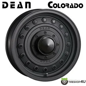 【最大P25倍】 16インチ CRIMSON DEAN COLORADO 16x7.0 5/108 5/114 +37 MAT CHARCOAL BLACK (マルチPCD)クリムソン ディーン コロラド マットチャコールブラックデリカD5 RAV4 CX-3 CX-5新品アルミホイール1本価格[4本