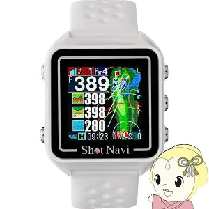 【4/25限定クーポン発行】腕時計型GPSゴルフナビ Shot Navi ショットナビ Beyond Lite Plus ゴルフ用GPS搭載距離測定器 ホワイト【/srm】
