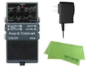 BOSS ボス Amp & Cabinet IR-2 + PSA-100S2 + マークスオリジナルクロス セット アンプ・シミュレーター