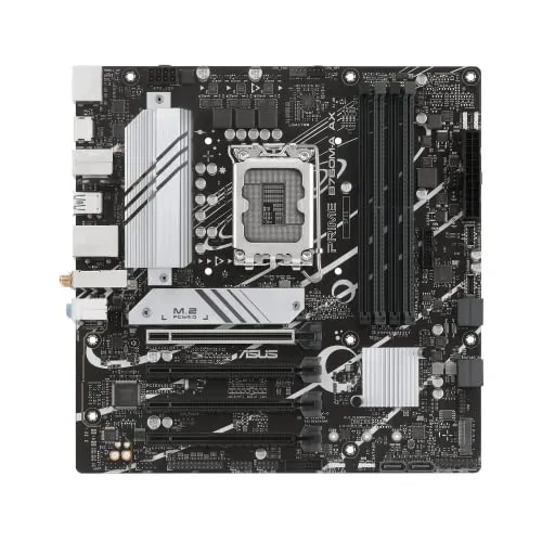 ASUS Prime B760M-A AX LGA 1700(IntelR 第12世代&第13世代) microATX マザーボード (PCIeR 4.0、2xM.2スロット、DDR5、Realtek 2.5 Gb LAN、WiFi 6、DP、リア USB