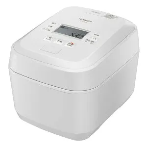 【25日は24時間限定クーポン配布】HITACHI 日立 ヒタチIHジャー炊飯器 ふっくら御膳 圧力＆スチーム/5.5合炊き/フロストホワイト RZ-V100HM W(2679821)送料無料