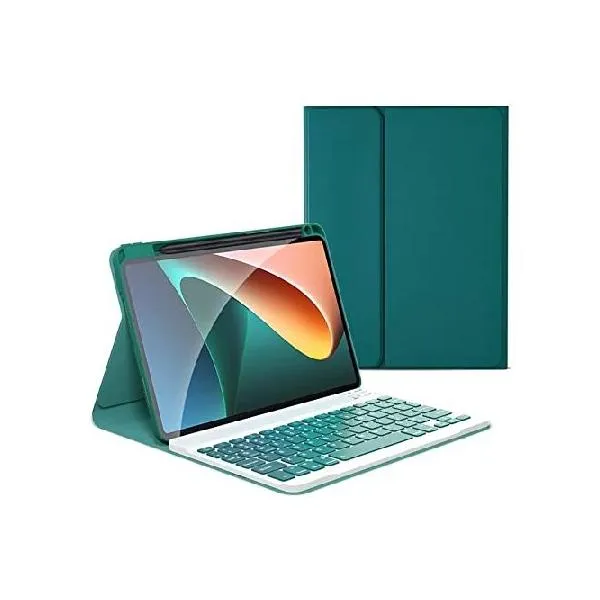 KMXDD Keyboard Case Compatible with iPad mini 7 A17 Pro 2024, iPad mini 6th Generation Keyboard Case with Color Keyboard Removable Bluetooth _並行輸入