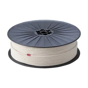 トラスコ 綿ロープ3つ打線径12mmX長さ100m 360 x 360 x 195 mm R-12100M 1点