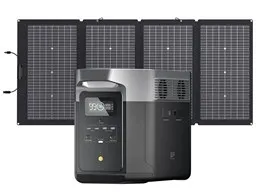 EcoFlow DELTA Max1600+220W両面受光型ソーラーパネルセット