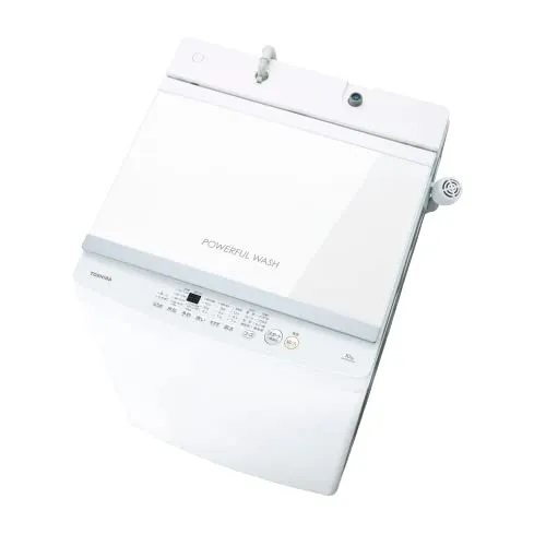 TOSHIBA(東芝) 全自動洗濯機 10kg AW-10GM3(W) 大容量 まとめ洗い ガラストップデザイン ステンレス槽 ふろ水ポンプ ピュアホワイト
