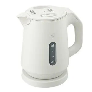 【長期保証付】象印(ZOJIRUSHI) CK-KA10-WM ペールホワイト 電気ケトル 1.0L