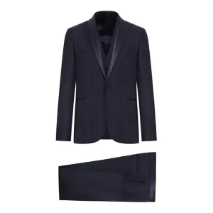 TAGLIATORE タリアトーレ メンズ スーツ EFBR18A01LIS070001UPER029B5713 BRUCE WOOL TUXEDO Blue IT48 IT50 IT52 50 52 【送料無料・関税込】